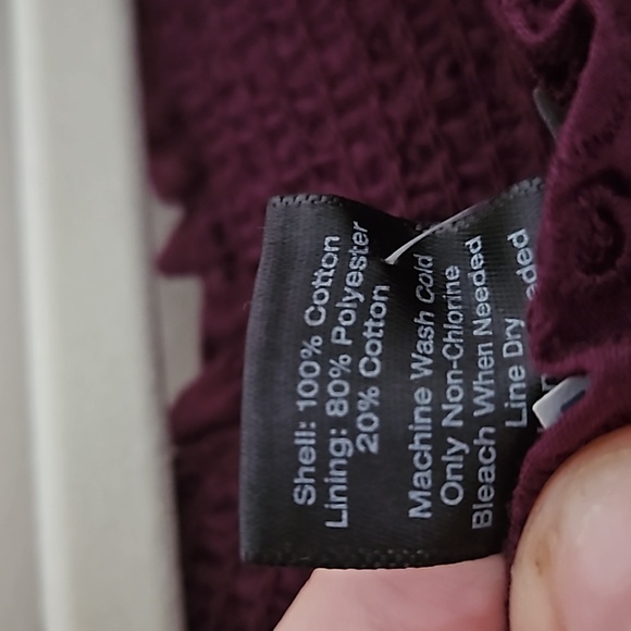 NEW! ANN TAYLOR FACTORY Eyelet Dress Large. - Picture 8 of 8